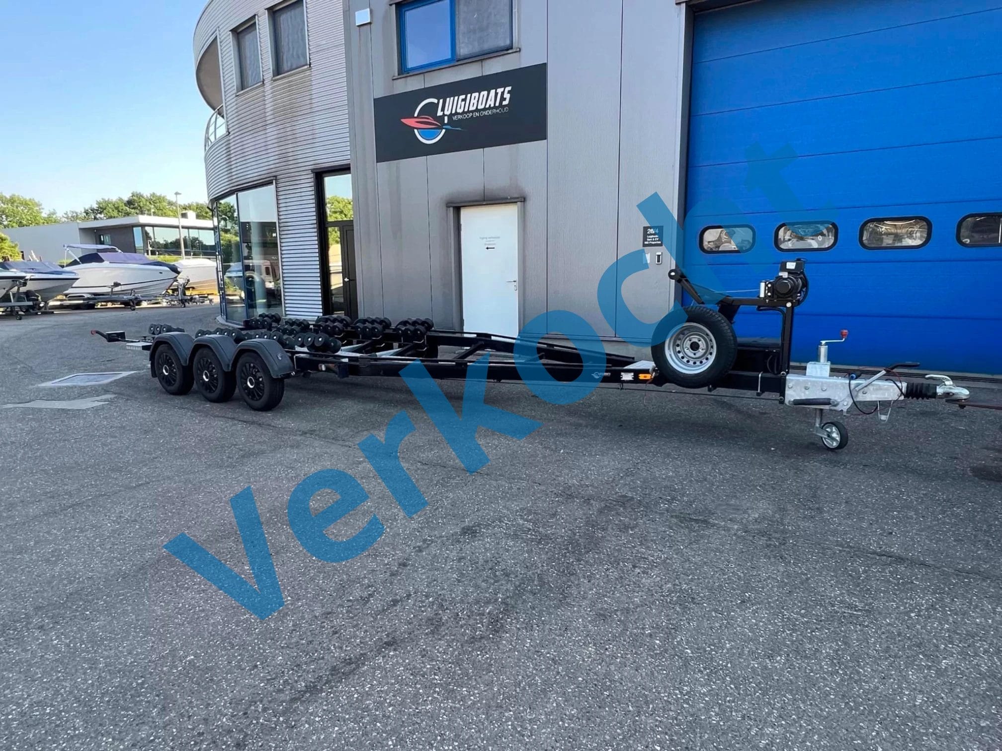 Verkocht - RD Boottrailer 3500kg 3-asser
